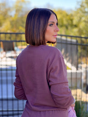 Classic Crew Sweatshirt (Dark Truffle) by Z Supply - theClothesRak