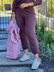 Classic Gym Sweatpant Jogger (Dark Truffle) by Z Supply - theClothesRak