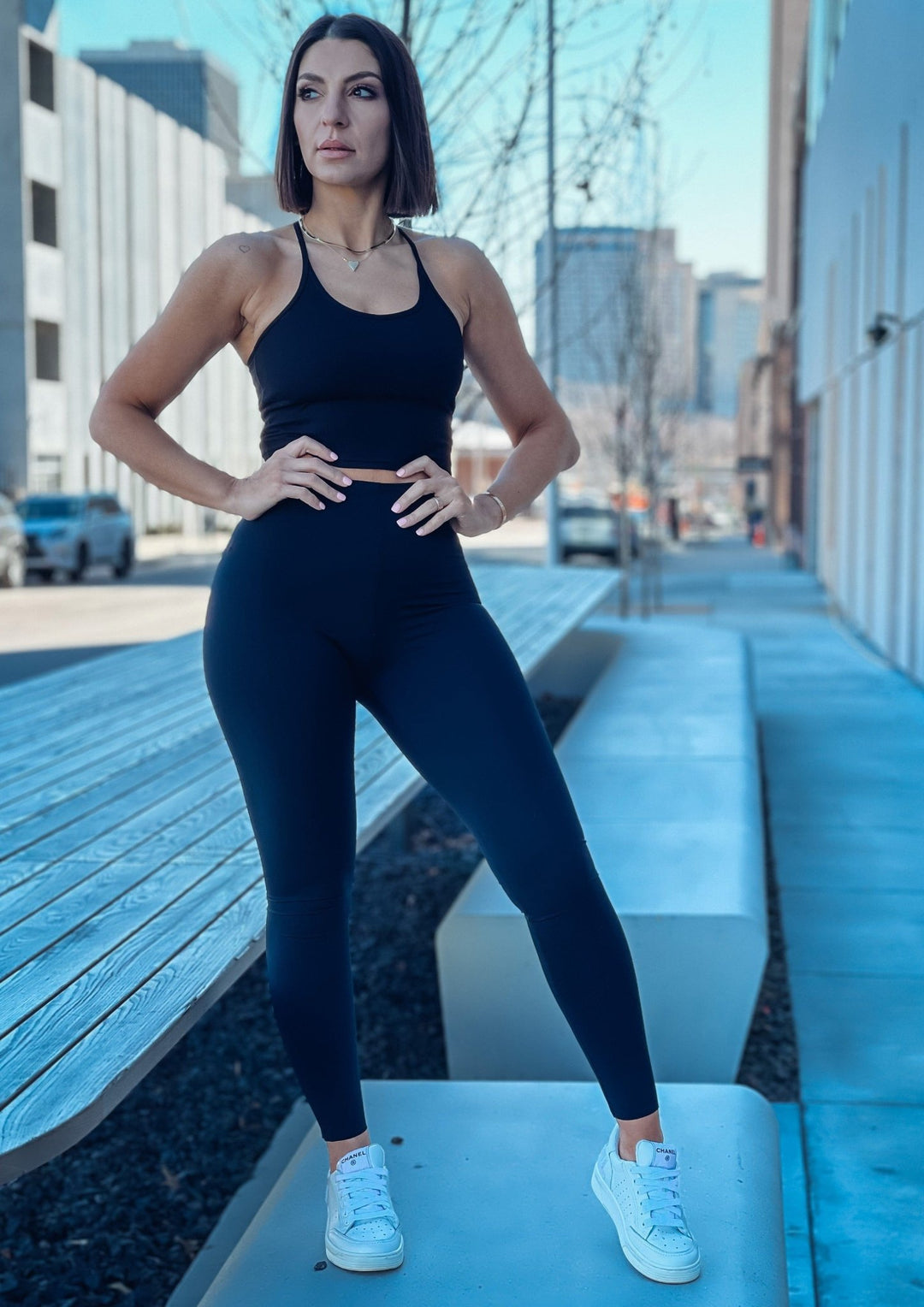 Legging De Sudation Femme - Noir - Taille XL - Fitness - Respirant Noir - Sport