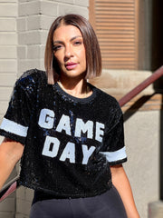 Game Day Top (Black) - theClothesRak