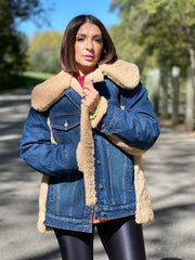 Holly Cozy Denim Jacket by Free People - theClothesRak