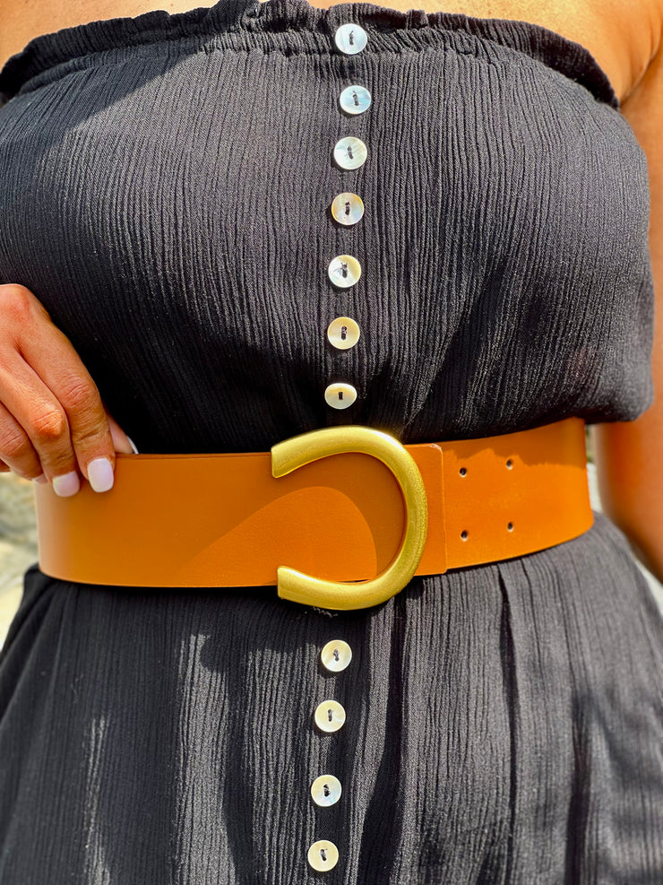 Horseshoe Belt (Tan)