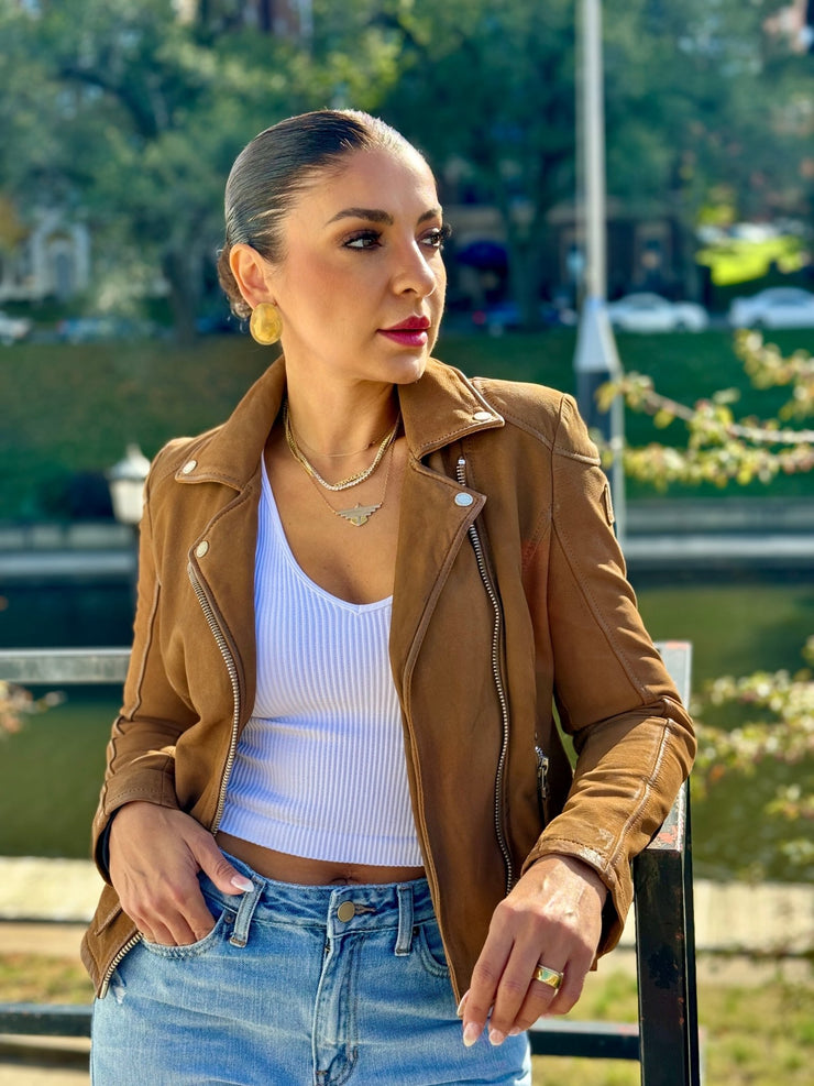 Karyn Leather Jacket - theClothesRak