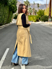 Kylie Sleeveless Trench - theClothesRak