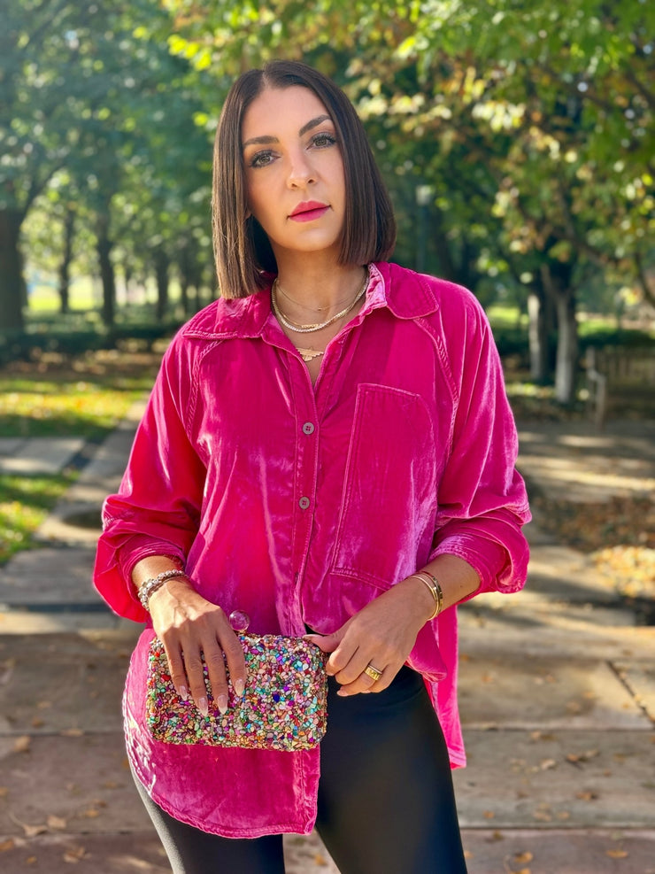 Night Skies Velvet Top by Free People - theClothesRak