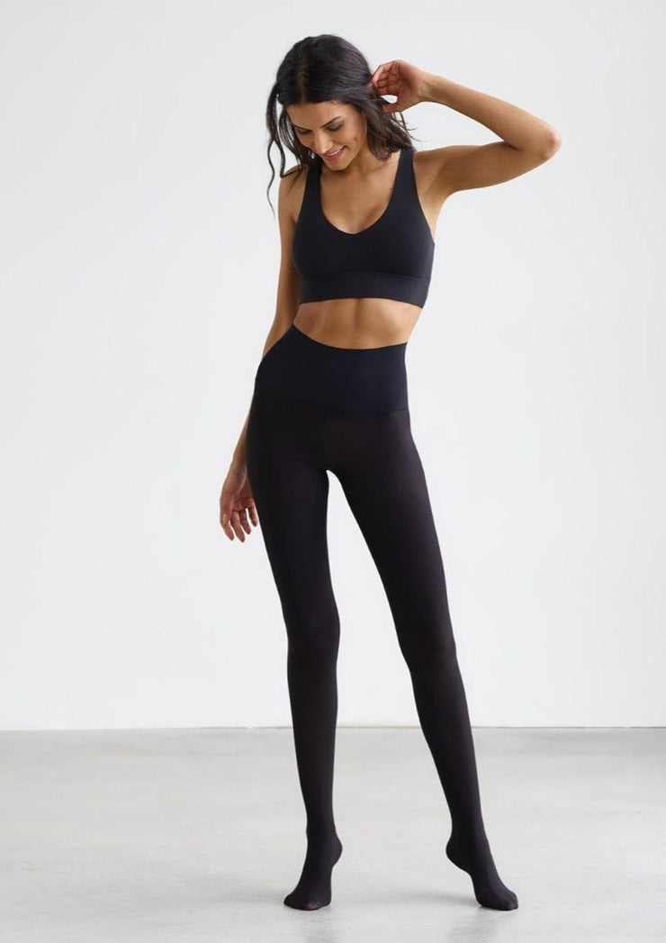 Opaque Matte Tight (Black) - theClothesRak