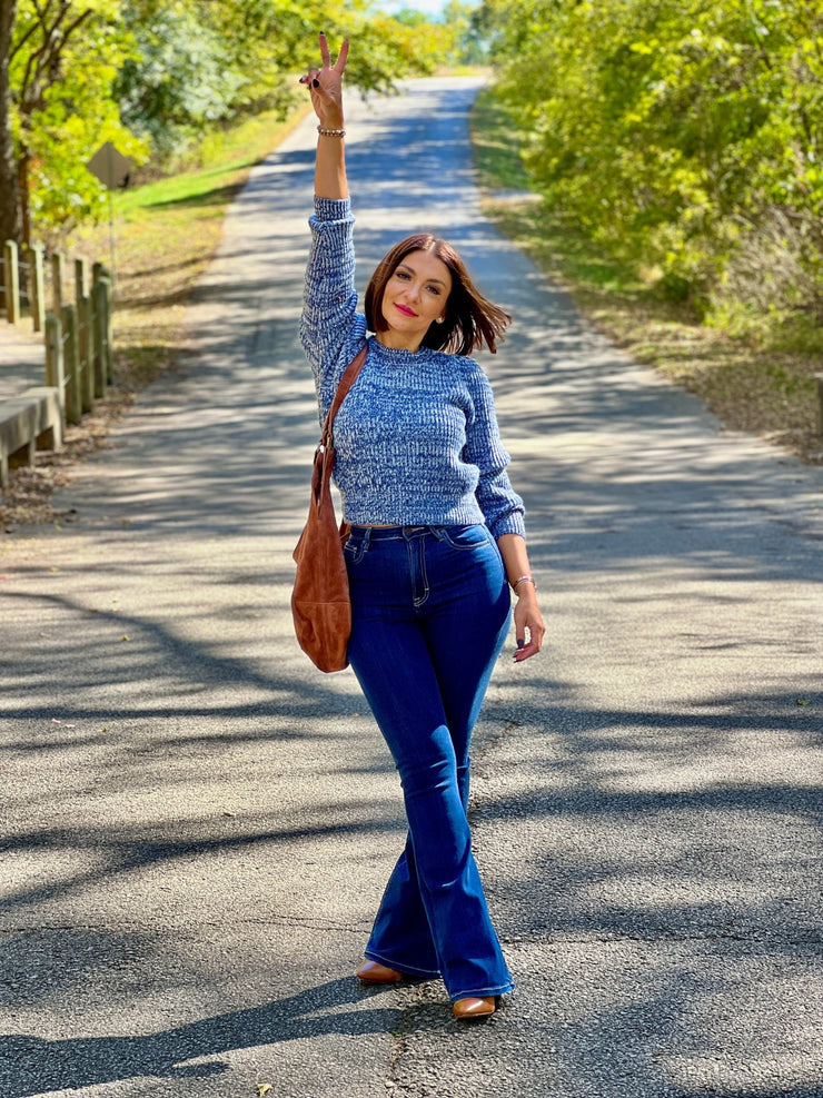 Polly Denim Look Sweater by Z Supply - theClothesRak