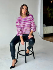 Prism Metallic Stripe Sweater by Z Supply - theClothesRak