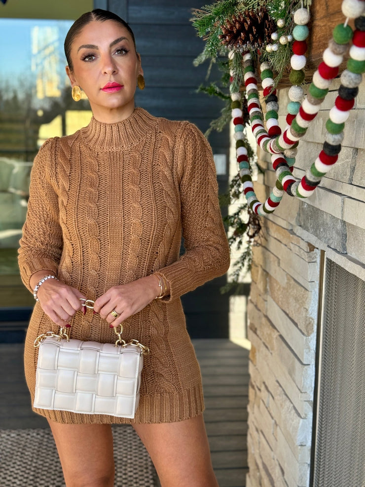 Sage Cable Sweater Dress by Z Supply - theClothesRak